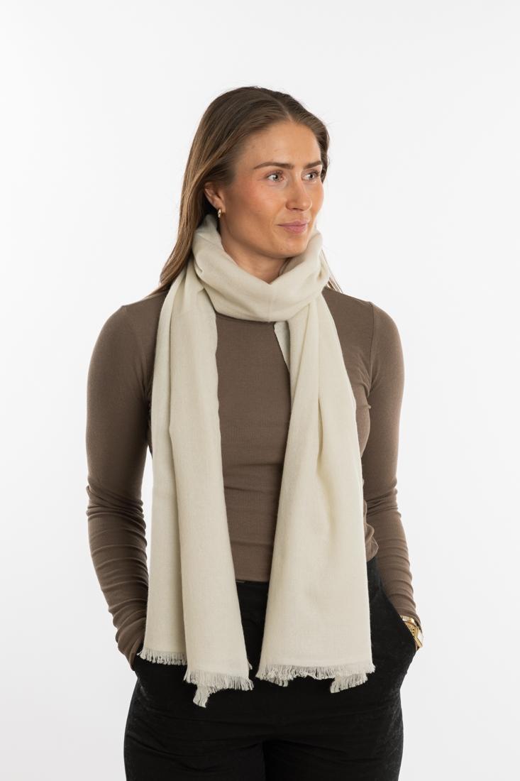 Kashmirskjerf Classic - Cream