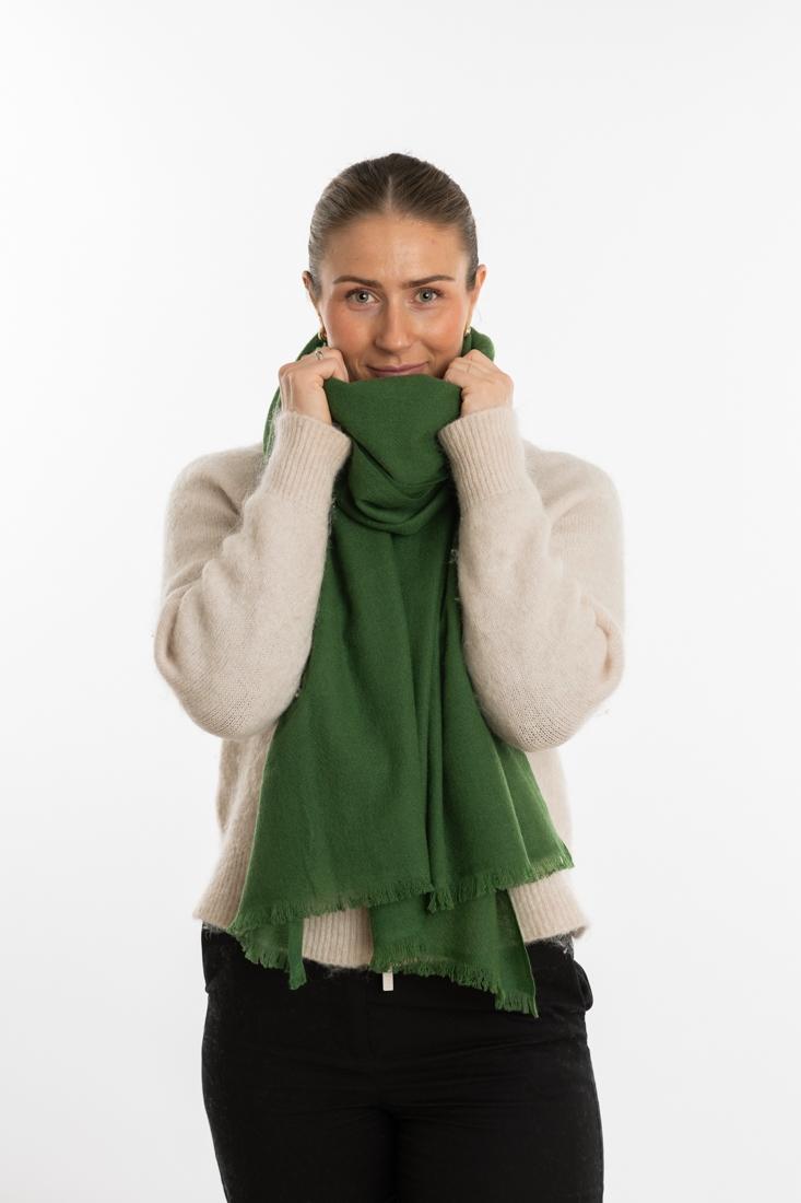 Kashmirskjerf Classic - Dark green